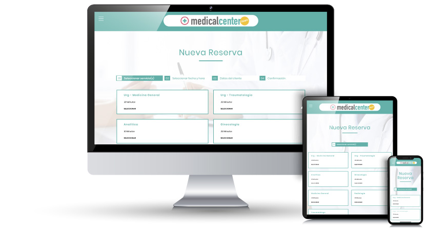 Demo de reservy para cínicas médicas